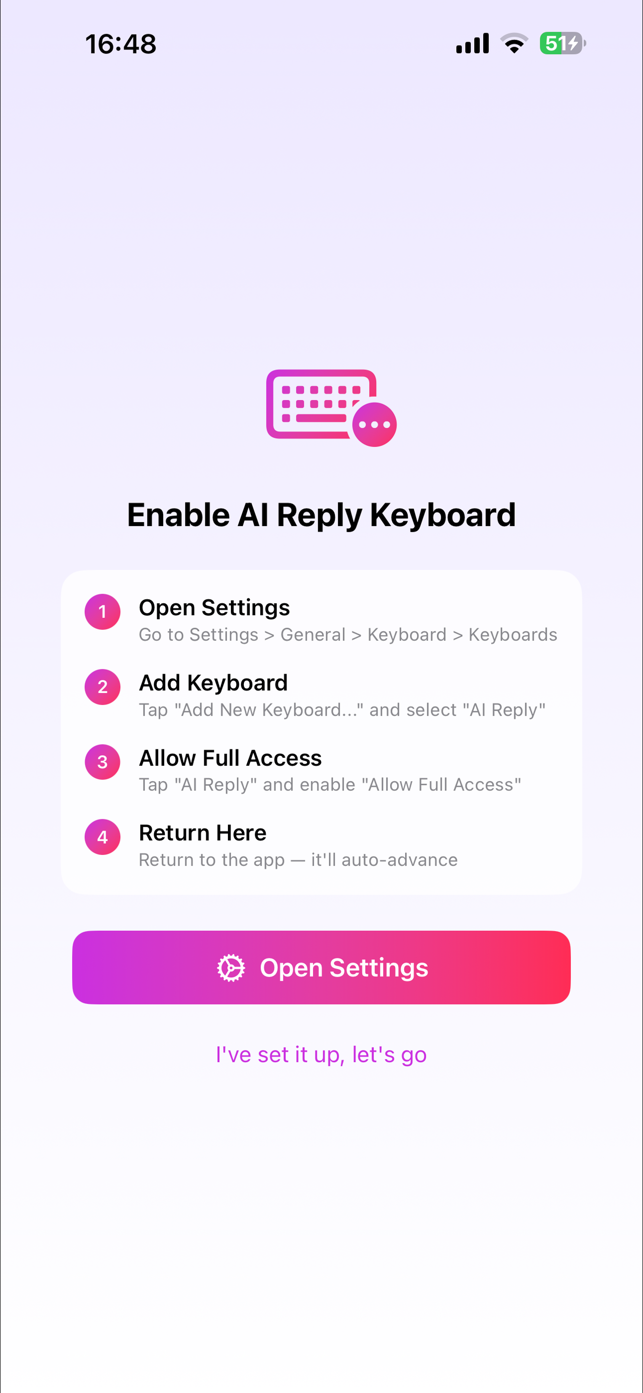 AI Reply screenshot 1