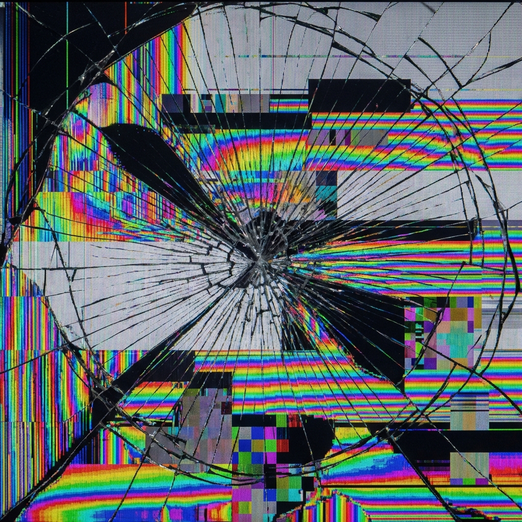 Fake broken screen prank