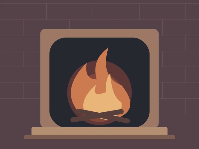 Fireside illustration